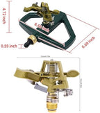 Heavy Duty Pulsating Impact Lawn Sprinkler with Metal Base Heavy - Image 4