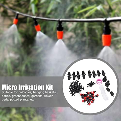 Garden Irrigation System, 30m 4/7 Automatic Drip Irrigation Kit, Misting Plant Watering System Micro Irrigation Kit for Garden Greenhouse Flower Bed Patio Lawn - Image 4