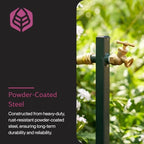 Yard Butler IHBE-6KD Garden Hose Bib Extender - Durable Hose Stand for Keeping It Elevated - Convenient Garden Accessory - Rust-Resistant - Anti-Kink Design - Easy Installation - Image 5