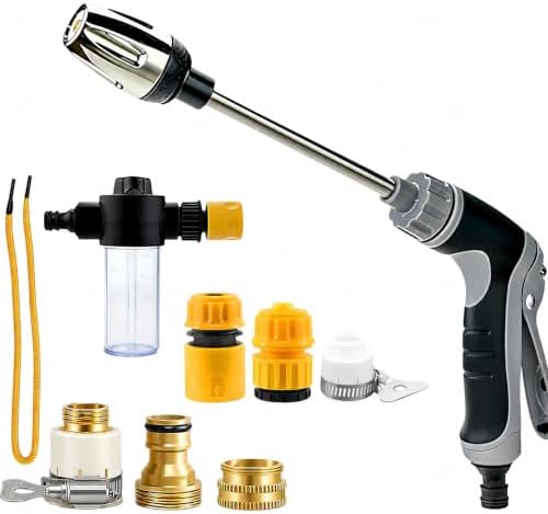 Power Blast Plus Pressure Washer, Jet Hose Nozzle High Pressure with Soap Dispenser, 3 Spray Modes 360° Rotating Pressure Washer Nozzle by Unknown