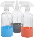 BESPORTBLE 3 Pack Glass Spray Bottles with Silicone Base 500ml for Home Use by BESPORTBLE