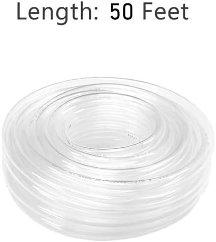 Eastrans 50ft x 7/8" Clear Vinyl Tubing, Flexible Plastic PVC Tubing - Image 5