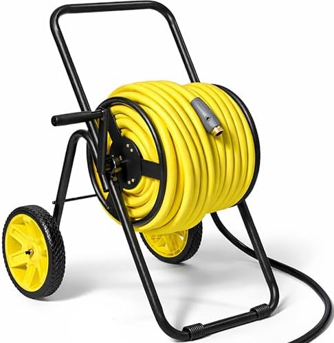2-Wheel Garden Hose Reel Cart, Residential Duty Hose Reel,175ft Capacity by RealHoseStorage