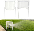 4 Pcs Clear PC Sprinkler Splash Guard 10.62 in Soil Stakes by Unknown