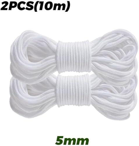 5/10/20M Self-Watering Cotton Rope for Flower Pots Automatic Watering Absorbent Wicks Home Garden Flower Pot DIY Device System(2PCS(6mmX5m)) - Image 6