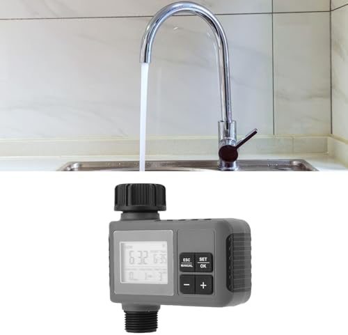 Programmable Water Timer for Garden Hose with Auto/Manual Modes for Outdoor Lawn Sprinklers, Scheduled Digital Irrigation System with Single Outlet - Image 7
