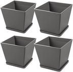 Kozyard 4Packs Taper Planter Indoor Outdoor Plant Pots by Kozyard