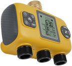 Asixxsix Sprinkler Timer, 3 Zone Independent Programmable with Rain Delay Automatic Watering System, Garden Hose Timer with 3 4in Brass Inlet for Garden Irrigation - Image 3