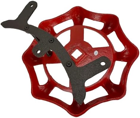 Zeckos Garden Hose Holder Faucet Spigot 11 Inch Cast Iron Red - Image 6