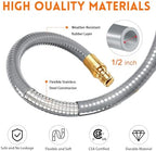 10 FT 1/2" ID Natural Gas Grill Hose with Quick Connect Fitting - Image 3