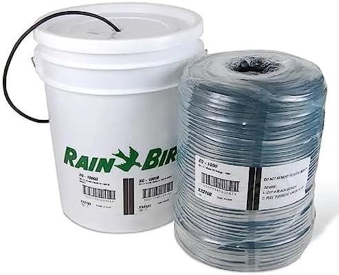 Rain Bird - XQ1000B - 1/4 in. Polyethylene XQ Drip Distribution Tubing - 1,000 ft. Coil in Bucket - X33101 by RainBird