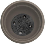 Bloem Ariana 10" Plastic Self-Watering Planter, Peppercorn, 4-Pack - Image 6