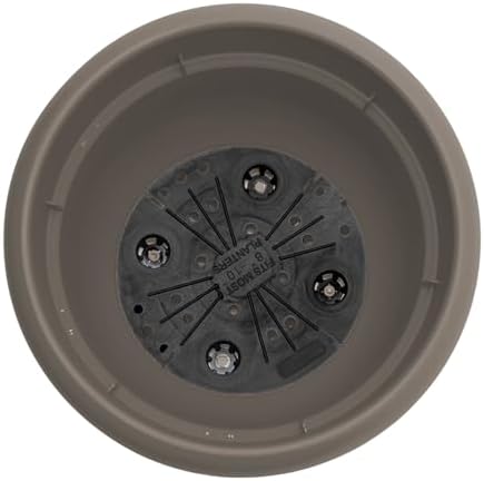 Bloem Ariana 16" Plastic Self-Watering Planter, Peppercorn, 2-Pack - Image 6