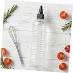 DOITOOL 8pcs Oz Plastic Squeeze Bottle with Graduated Scale, Leakproof Reusable Pet Dispenser for Hair Coloring and Daily Storage, Easy to Clean Kitchen and Laboratory Applicator - Image 5