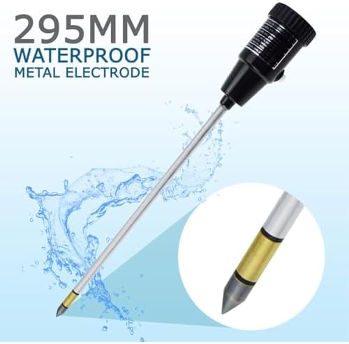 Soil PH Meter,Waterproof Soil PH Moisture Meter Tester,295mm Long Electrode Probe,Self Powered Meter No Battery Needed,for Indoor & Outdoor Plants, Garden, Lawn, Farm - Image 7