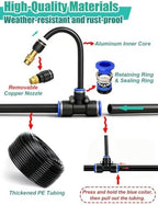 Bendable Drip Irrigation System Kit with Rust-Proof Nozzles, for Vegetable - Image 6