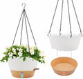 ZMTECH Large 12Inch Self Watering Hanging Planter, Water Window & Chain by HighQualityGardeningTools