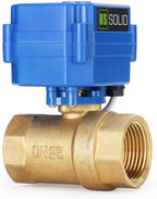 U.S. Solid Motorized Ball Valve- 1" Brass Ball Valve with Standard Port, 9-24V AC/DC and 2 Wire Auto Return Setup, Normally Open - Image 4