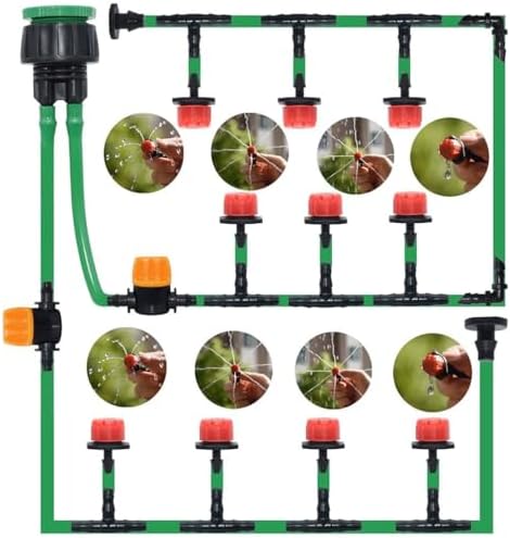 4/7mm Watering PVC Hose, for Garden 1/4inch Tubing Pipe 1/2'' and 3/4'' Connector Fit Plants Irrigation System Kit Greenhouse 5-50M (Color : 20M, Size : 1/4'') - Image 3