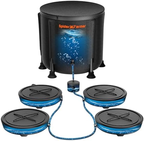 Spider Farmer 4 Pot Gravity-Fed Self Watering System, Automatic Watering by SpiderFarmer