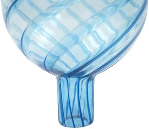 Plant Nanny Spiral Fluted Watering Globe & Stake Set (24 oz, Aqua) - Image 7