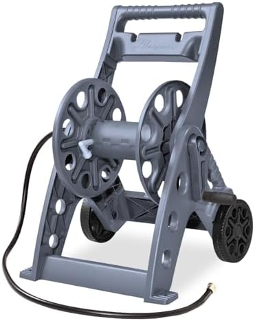 Liberty Basics 514-G Two Wheel Resin Hose Cart, Gray by LibertyGardenProducts