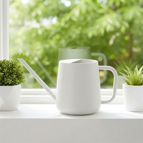 Watering Can Indoor Small for House Plant with Long Spout Stainless Steel 1000ml for Flowers Small Stainless Steel Watering Can - Image 4