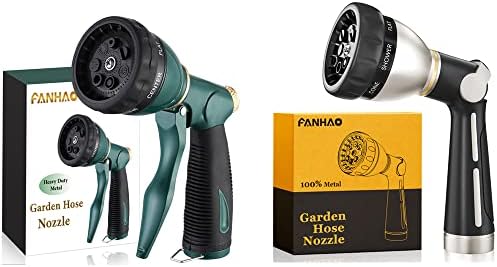 FANHAO Heavy Duty Garden Hose Nozzle Thumb Control by FANHAO