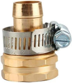 Quick Connect Hose Fittings,Garden Water Pipe Repair Kit, 5-Point Metal Joint Fittings, 2 Piece Set for Watering Hose - Image 5