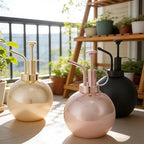 17oz Stainless Steel Watering Can, Hand Pressure Spray Bottle for Indoor Plants, Flowers, Succulents, Manual Fine Mist Sprayer, Portable Plant Mister for Home Garden, Office, Lawn (Copper) - Image 2