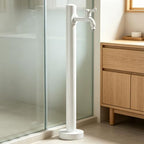 Stainless Steel 60/95cm Water Dispenser Column, Round with Water Tap and Hose Connector Free-Standing Garden Tap Outdoor Spigot, Vertical Water Hydrant(White,60cm/23.6in,Style 2) - Image 7