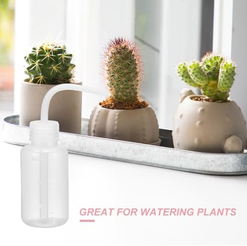 PATIKIL 250ml 8oz Succulent Eyelash Tattoo Wash Bottle, 30 Pcs Plastic Watering Squeeze Bottle Rinse Bottle for Plant Eyelash Extensions Irrigation Lab Gap Cleaning, Clear - Image 4