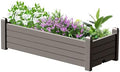Vixzen Raised Garden Bed, Grey, 43.31"×17.72"×12.6" by Vixzen