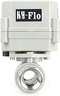 1/2" DN15 110-230VAC Normally Open CF8/Stainless Steel 304 Motorized Electrical Ball Valve With U.S. Plug (1/2 Inch, Normally Open) by HSH-Flo