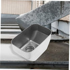 Outanaya Stainless Steel Sink Gutter Splash Guard Rainwater Diverter Downspout Adapter for Efficient Water Collection - Image 6