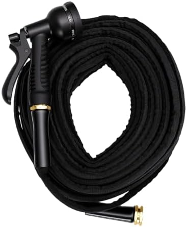 LICAEVEY 75ft Flexible Garden Hose with 10 Function Nozzle 3/4in - Image 3
