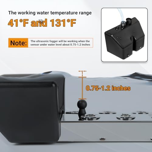 Ultrasonic Mist Fogger Maker 10 Heads, Mist Maker Fogger 7000ml/H - Image 5