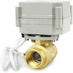 2 Way Brass 1/4" 12VDC 9-24VDC 0-10V NPT Proportional Integral Modulating Control Motorized Ball Valve by HSH-Flo