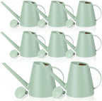 8 Pack Watering Can for Indoor Plants, 1.8L/60oz Small Plastic Water Cans with Long Spout, Lightweight Pitcher for House Plants, Garden Flowers, Mint Green by Ferrochef
