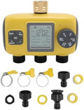 3 Outlets Smart Sprinkler Timer for Garden Hose, Programmable Digital Display Water Hose Timer Outdoor, IPX5 Watering System for Lawn, 0.75 or 0.5 Inch Faucets by Unknown