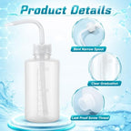 Dandat 24 Pcs 8 oz Squeeze Bottles, Clear Lash Dispensers with Scales - Image 3