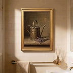Gold Vintage Framed Watering Can Still Life Wall Art Print - Image 5