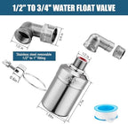 MorningRo 4 Pack Float Valve for Water Tank 1/2" to 3/4", Regular Style - Image 2