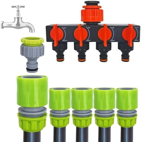10PCS Hose Garden Tap Water Hose Pipe 1/2 inch 16mm Connector Quick Adapter Fitting Repair Watering Greenhouse(C-10PCS) - Image 6