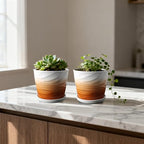 5 Inch Ceramic Plant Pot(5.5 in Diameter, 4 Pack) - Image 5