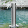 Pool Fountain Acrylic Waterfall Spillway Decorative Water Feature,Stainless Steel Freestanding Garden Water Column - Decorative Anti-Freezing Faucet Fountain & by Unknown