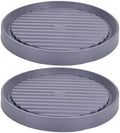 Plastic Trays for Plants with Wheels, Drip Trays for Potted Plants, 2 Pcs by Unknown