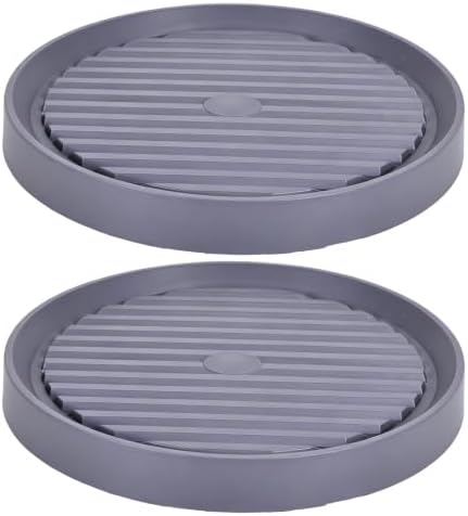 Plastic Trays for Plants with Wheels, Drip Trays for Potted Plants, 2 Pcs by Unknown