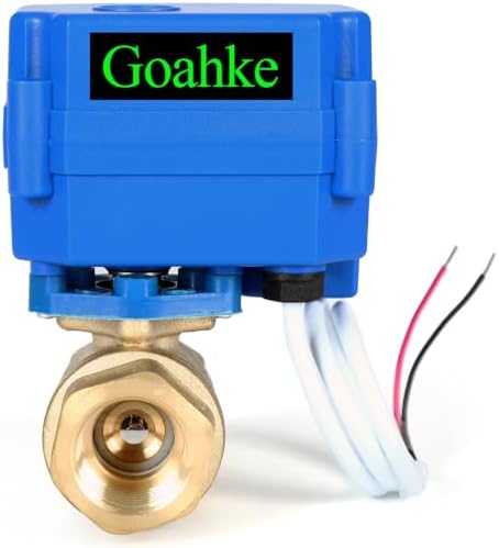 Motorized Ball Valve 3/4"Brass Standard Port,9-24V AC/DC 2Wire Auto Return - Image 3