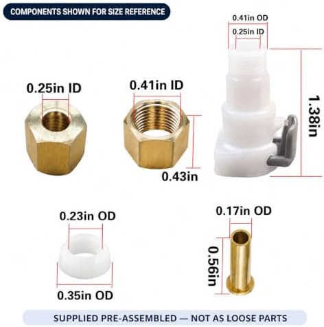 43103C Quick Connect Kit for InSinkErator, With 1/4-in Tube - Image 5
